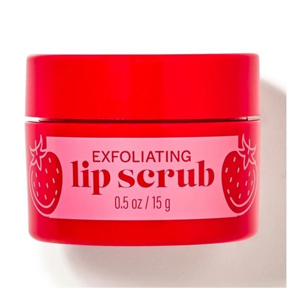 Bath & Body Works Strawberry Poundcake Exfoliating Lip Scrub NEW SEALED - Picture 1 of 3